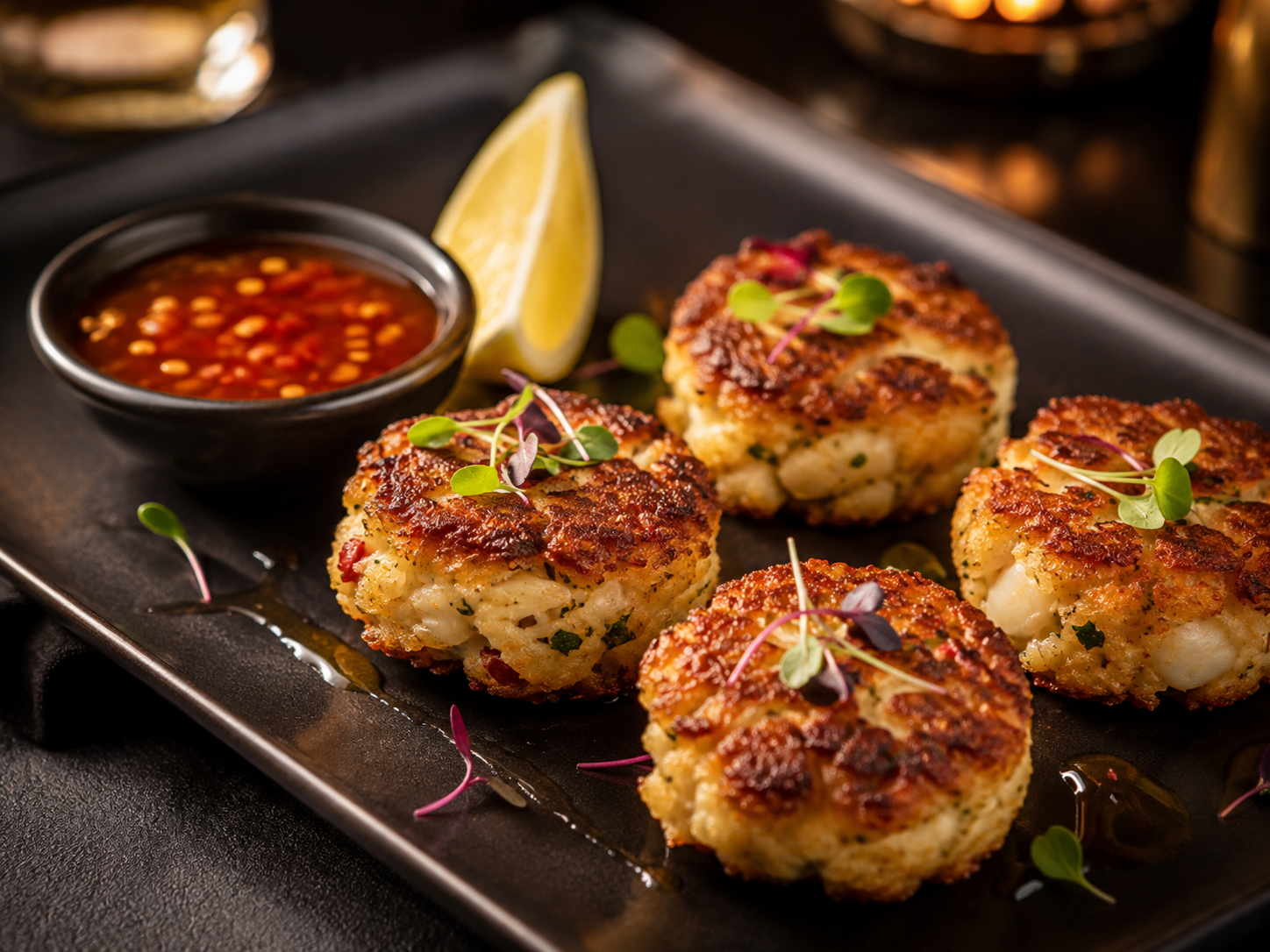 Betuwansum crab cakes